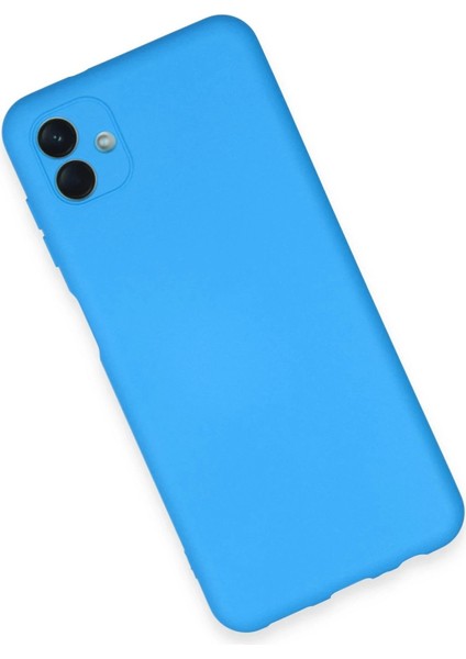 CPT16 Samsung Galaxy A04E Kılıf Nano Içi Kadife Silikon - Mavi