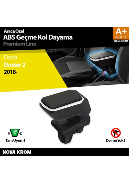 Dacia Duster 2 Kol Dayama Kolçak Çelik Ayaklı Abs Gri 2018-2023