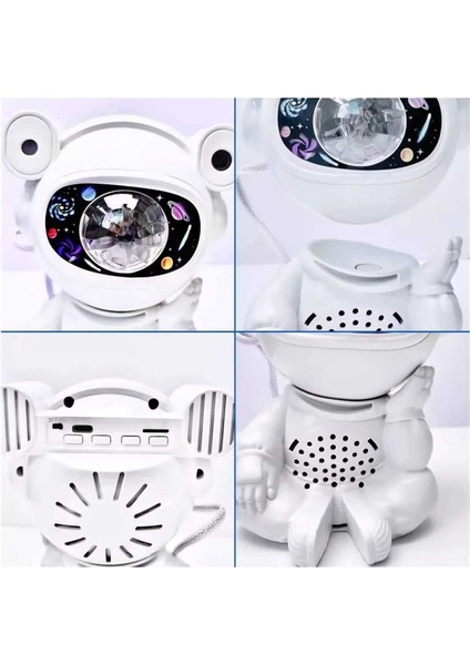 Renkli Astronot LED Aydınlatma Projektörü, Eğlenceli ve Modern Dekorasyon Için Ideal fırsatları