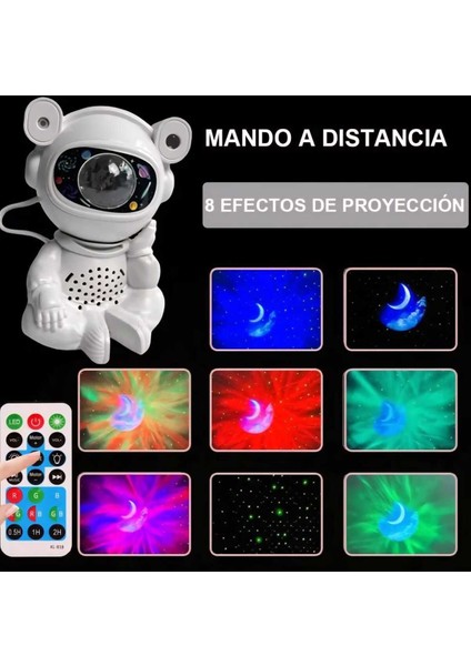 Renkli Astronot LED Aydınlatma Projektörü, Eğlenceli ve Modern Dekorasyon Için Ideal indirimleri