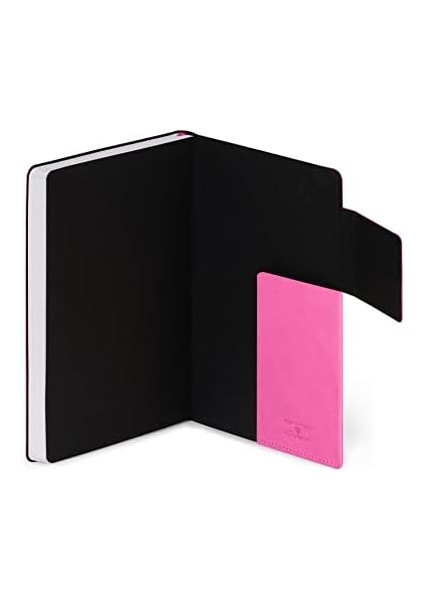 - Noktalı Defter, Orta, 192 Sayfa, Yumuşak Pu Kapak, Fsc® Sertifikalı Kağıtta, Beyaz Kağıt 100 G/m², Çift Yer Imi, Toka Bandı, 13 x 21 Cm, Bougainvil Rengi