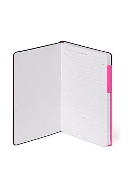 - Noktalı Defter, Orta, 192 Sayfa, Yumuşak Pu Kapak, Fsc® Sertifikalı Kağıtta, Beyaz Kağıt 100 G/m², Çift Yer Imi, Toka Bandı, 13 x 21 Cm, Bougainvil Rengi