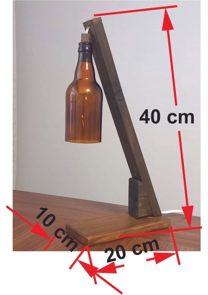 Şişe Şeklinde Dekoratif Masa Lambası, Nostaljik ve Sıcak Aydınlatma Atmosferi fiyatları