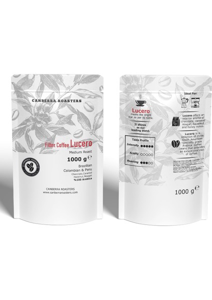 Lucero – Medium Roast – Filtre Kahve 1 kg