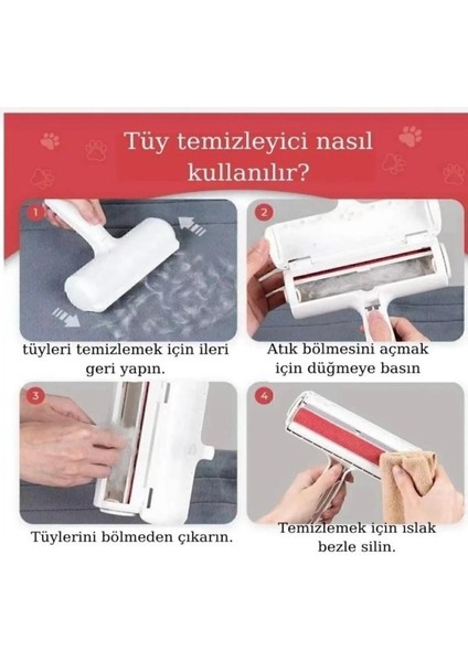 Hazneli Kedi Köpek Tüy Temizleyici Kıl Toz Toplayıcı Kazak Halı Tiftik Temizleyici Gırgır modelleri