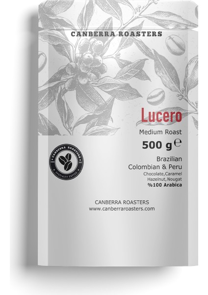 Lucero – Medium Roast – Kahve Çekirdeği 500 gr