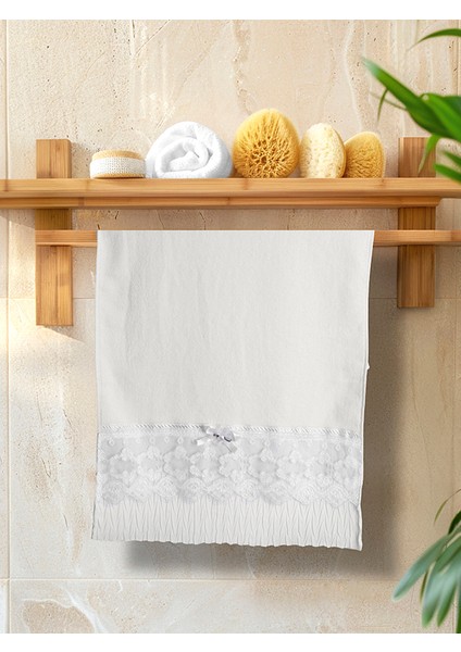 2li Tül Detaylı El Yüz Havlusu modelleri