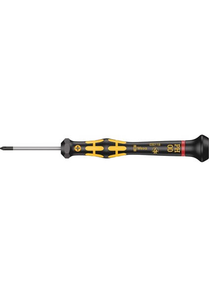 05030118001 1550 Kraftform Mikro Yıldız Tornavida, Ph 00 x 40 mm