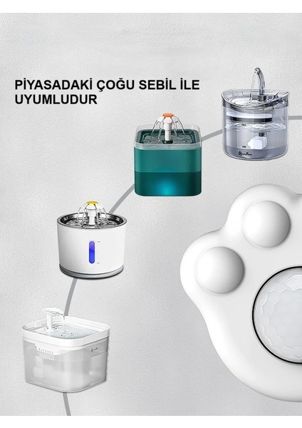 Akıllı Hareket Sensörlü Evcil Hayvan Çeşme Kontrol Cihazı fırsatları