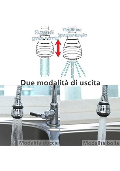 Musluk Uzatma Hortumu, Musluk Hortumu, Musluk Perlatörü, 360° Dönebilen Filtre, Musluk, Mutfak ve Banyo Için fiyatları