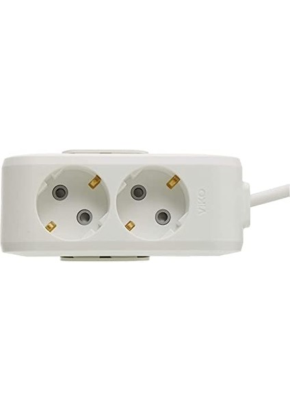 Multi-Let 2li Topraklı Kablolu Ç.k 1mt Priz modelleri