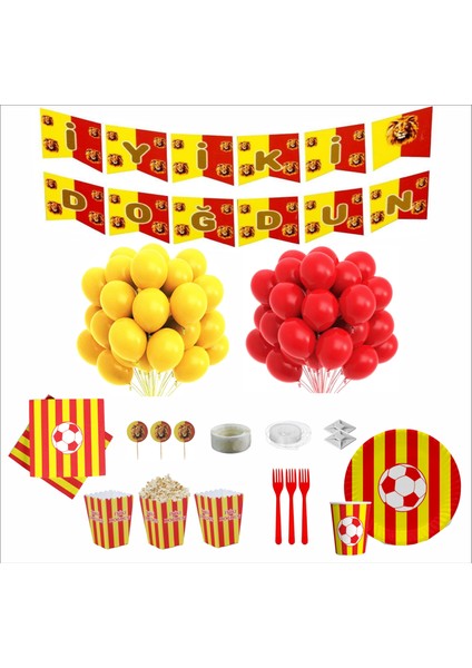 Galatasaray 16 Kişilik Doğum Günü Seti