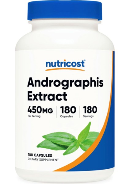 Andrographis Extract 450 mg , 180 Vegetarian Capsules.abd Menşei