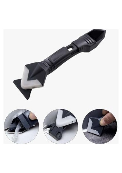 Home 3 Ü 1 Arada Derz Kazıma ve Uygulama Aleti,silikon Uçlu Derz Kazıyıcı,silikon Kazıma ve Uygulama Aleti,duşakabin ve Lavabo Kenarları Için Silikon ve Derz Aleti modelleri
