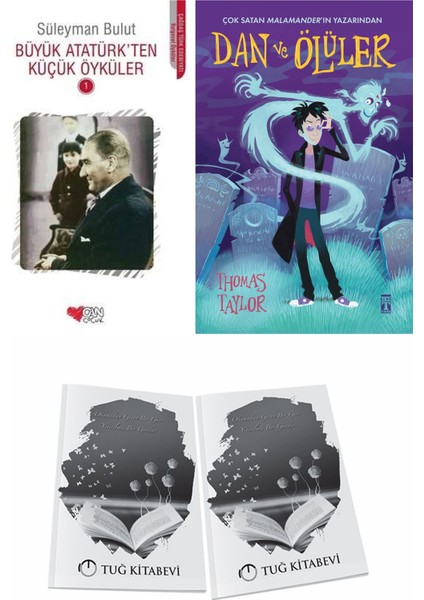 Büyük Atatürk'ten Küçük Öyküler 1 ve Dan ve Ölüler 1 + Hediyeli