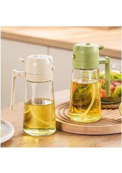 Home Çift Fonksiyonlu 450 ml Yağ Püskürtücü, Yağ Püskürtme ve Dökme Özellikli, Cam Sprey Yağdanlık, Mutfakta Kullanım Için Ideal (1) fiyatları