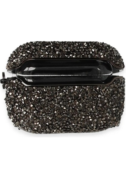 CPT83 Airpods 3 (3.nesil) Mira Taşlı Kılıf - Siyah fırsatları