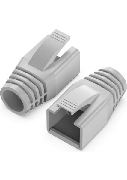 Plus PX-CAT710 Cat7 RJ45 Koruma Kılıfı Cat7 Cover Gri 10 Adet