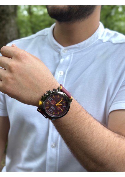 Erkek Kol Saati Çakmak Tesbih ve Bileklik Seti Wesscollection