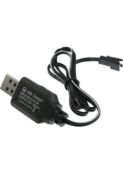 6V Piller Için Oyuncak Araba Batarya Şarj Cihazı USB