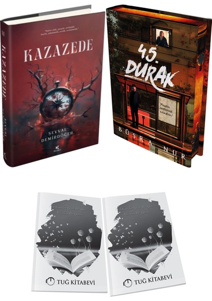 45. Durak Ciltli ve Kazazede 3 Ciltli Şevval Demirdöğer 2li Set + Hediyeli
