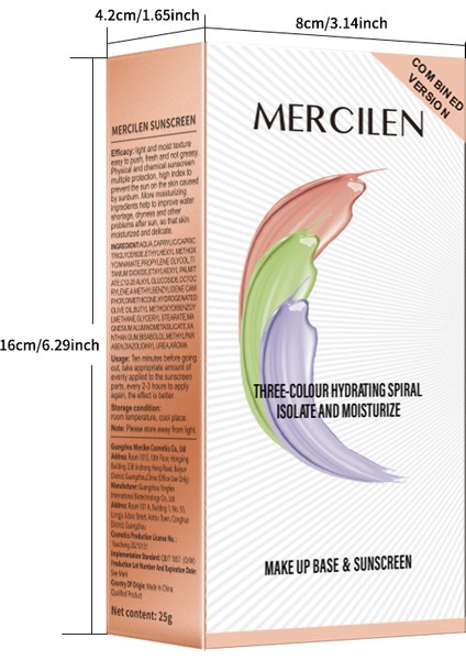 3 Renkli Makyaj Bazı ve SPF50 Güneş Kremi 2'li Set