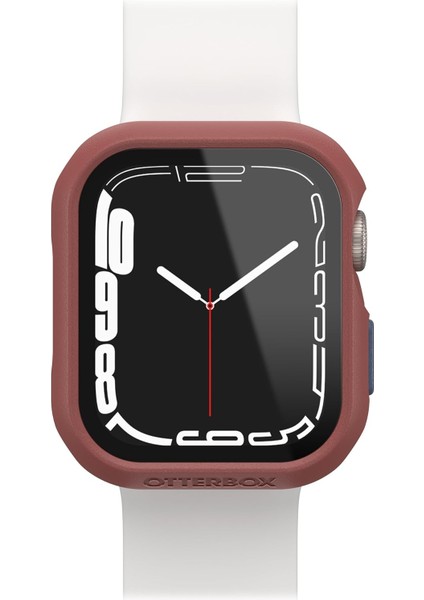 Eclipse Tampon, Apple Watch Serisi 9/8/7-41MM Için Dahili Ekran Koruyucu, Temperli Cam, Darbeye ve Düşmeye Karşı Koruyucu ve Apple Watch Uyumlu Ince Koruyucu Kılıf, Kahverengi