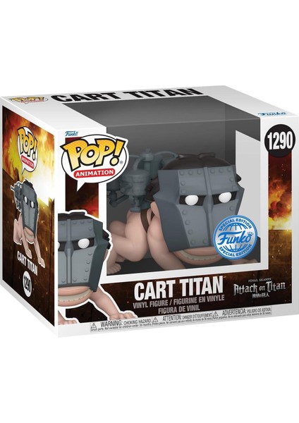 Pop! Süper: Attack On Titan, Cart Titan Figürü, 15 cm Vinil Koleksiyon Oyuncağı