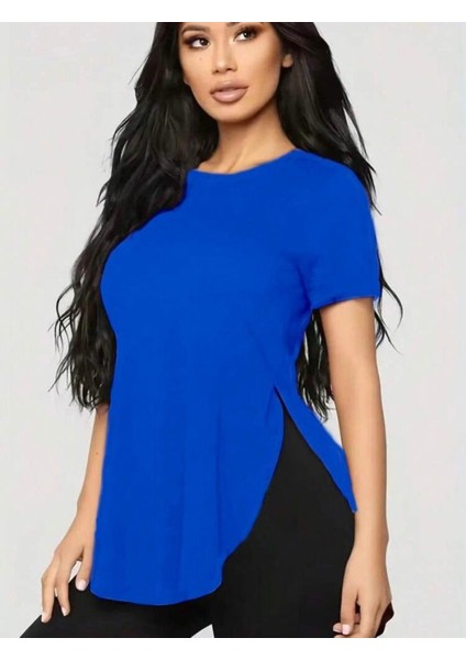 Kadın Türlü Viskon Kumaş Yırtmaç Detaylı Bluz fiyatları