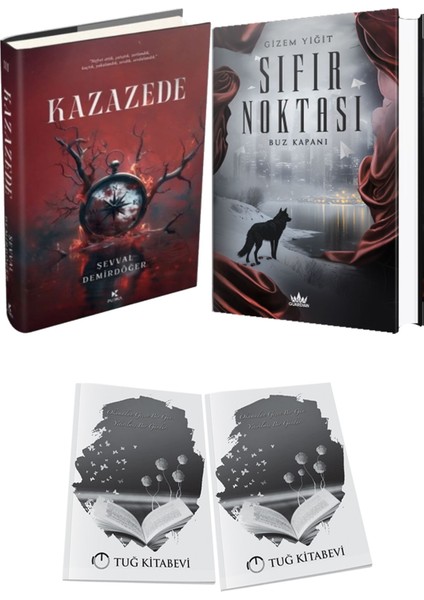Sıfır Noktası 2 Buz Kapanı Ciltli ve Kazazede 3 Ciltli Şevval Demirdöğer 2li Set + Hediyeli