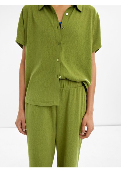 Pamuk Karışımlı Lagosta Gömlek fırsatları