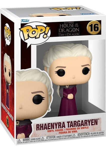 Pop! Tv: House Of The Dragon Rhaenyra Targaryen Koleksiyonluk Vinil Figür 9,5 cm