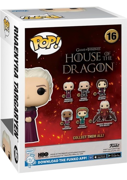 Pop! Tv: House Of The Dragon Rhaenyra Targaryen Koleksiyonluk Vinil Figür 9,5 cm