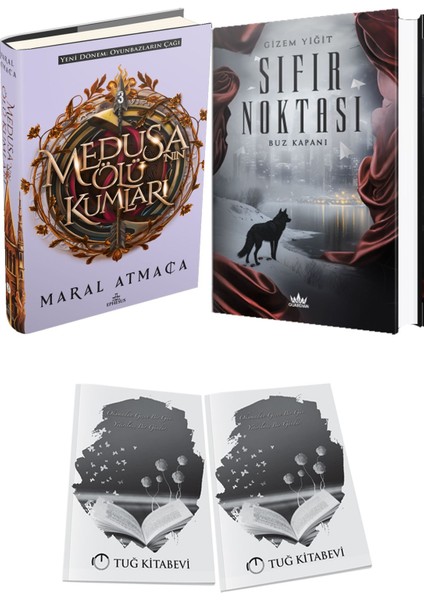 Sıfır Noktası 2 Buz Kapanı Ciltli ve Medusanın Ölü Kumları 3 Ciltli Maral Atmaca 2li Set + Hediyeli