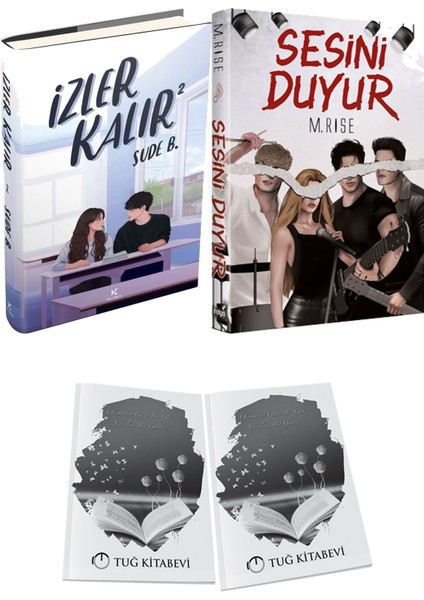 Sesini Duyur 1 Ciltli ve Izler Kalır 2 Ciltli Sude B. 2li Set + Hediyeli