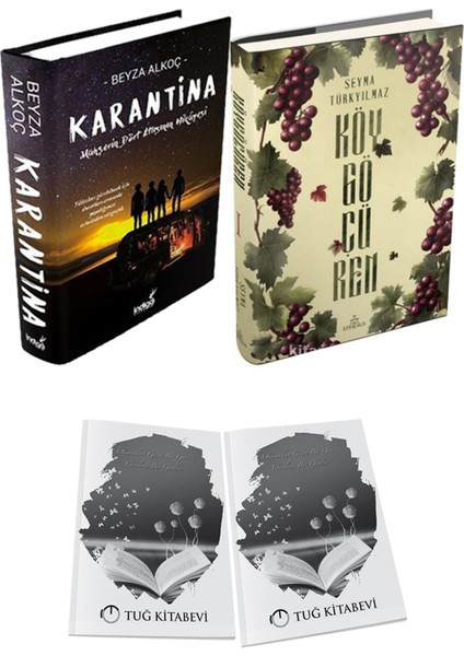 Köygöçüren 1 Ciltli ve Karantina 1 Ciltli Beyza Alkoç 2li Set + Hediyeli