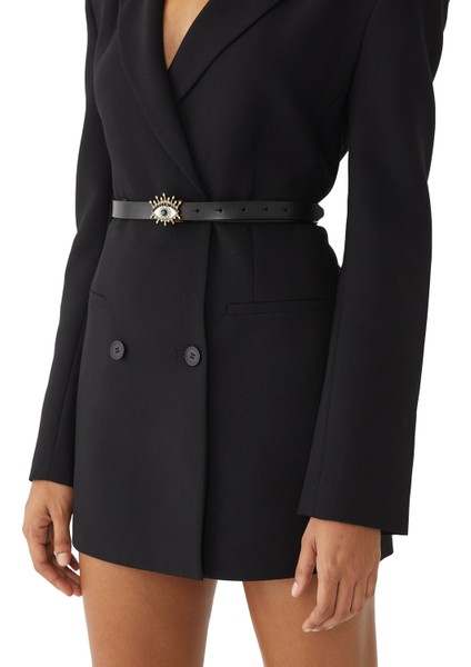 Evil Eye Tokalı Deri Kadın Kemer 85-95 cm Ayarlanabilir fiyatları