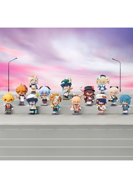 Genshin Impact Dress Up Dream Chibi Figür, 1 Adet Rastgele Karakter