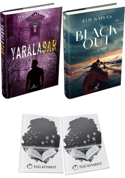 Blackout 2 Ciltli ve Ephesus Yayınları Yaralasar 3 Ciltli Maral Atmaca 2li Set + Hediyeli