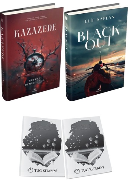 Blackout 2 Ciltli ve Kazazede 3 Ciltli Şevval Demirdöğer 2li Set + Hediyeli