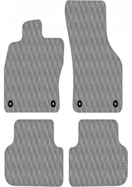 Ford Ka 1996-2008 Uyumlu Gri Dikişli Gri Deri Paspas fiyatları