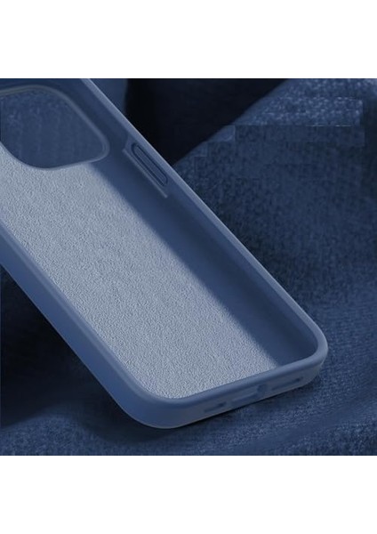 15 Pro Uyumlu Içi Kadife Lansman Liquid Silicone Kılıf Şok Emici Full Kasa Koruma Sağlayan Kılıf Dark Blue fiyatları