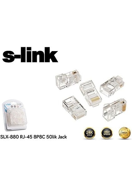 SLX-880 Rj-45 8P8C 50LIK Jack