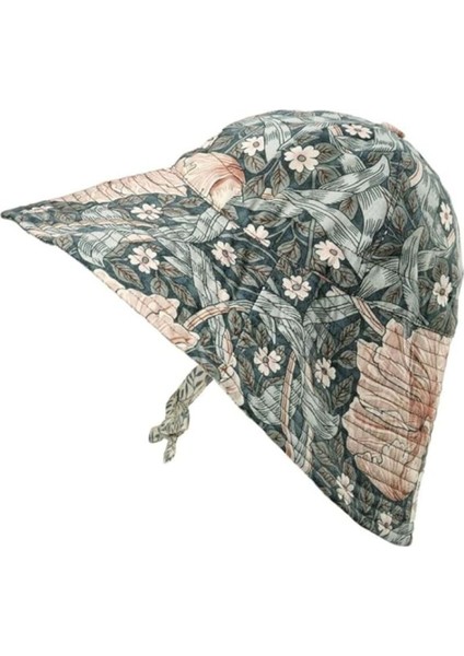 Geniş Siperlikli Uv Korumalı Bebek Güneş Şapkası Ayarlanabilir, Oeko-Tex Pamuk