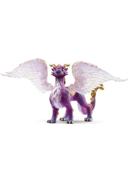 Bayala Nightsky Dragon - Fantezi Efsanevi Ejderha Yaratık Oyuncak Heykelcik, Erkek ve Kız Çocuklar Için Kanatlı ve Parıltılı Terazili, 5 Yaş ve Üzeri Çocuklar Için Doğum Günü Hediyesi