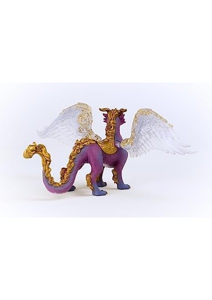 Bayala Nightsky Dragon - Fantezi Efsanevi Ejderha Yaratık Oyuncak Heykelcik, Erkek ve Kız Çocuklar Için Kanatlı ve Parıltılı Terazili, 5 Yaş ve Üzeri Çocuklar Için Doğum Günü Hediyesi modelleri