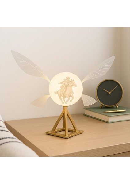 Beyaz Kanatlı Masa Lambası, Şık ve Zarif Tasarım, Parlak Aydınlatma Için Ideal. fiyatları