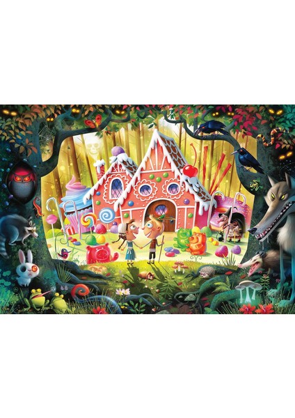 1000P Puz Hansel ve Gretel Yapboz