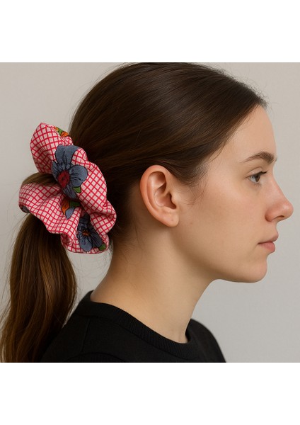 Kadın Lastikli Pullu Simit Scrunchie To