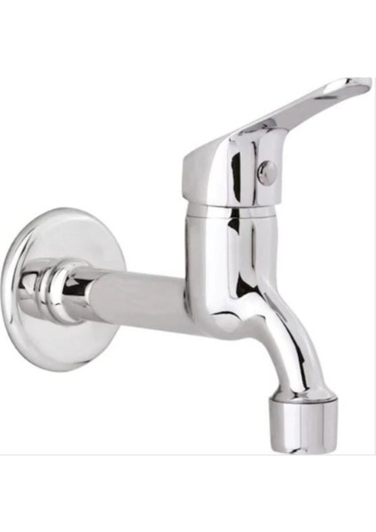 Dayanıklı Uzun Ömürlü Dirençli Banyo Tuvalet Bahçe Lavabo Musluğu Çeşmesi Uzun Gövde